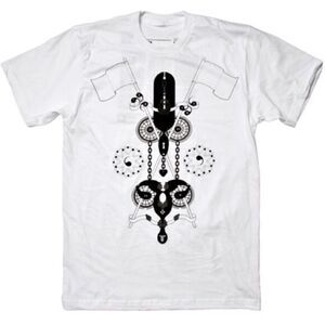 4/$20 T-Post white graphic t-shirt, Sexual Confusion